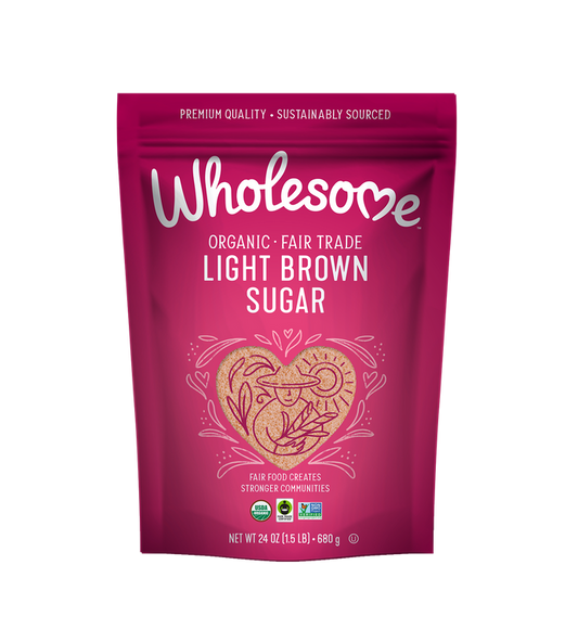 WHOLESOME SWEET, LIGHT BROWN SUGAR OR, 6 x 681G