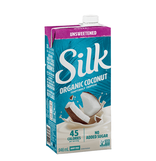 SILK, SILK COCONUT UNSWEETENED, 12 x 946ML