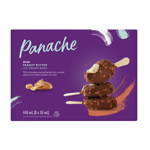 PANACHE PEANUT CHOCOLATE CRISP BAR MIX, 8 X 8 X 55 ML