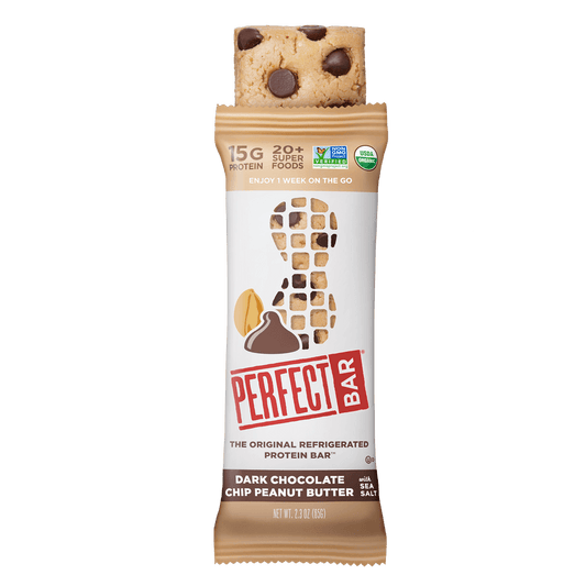 PERFECT BAR, DARK CHOCOLATE CHIP PEANUT BUTTER, 16 x 65G