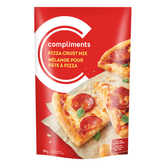 COMPLIMENTS PIZZA CRUST MIX, 24 X 184 G
