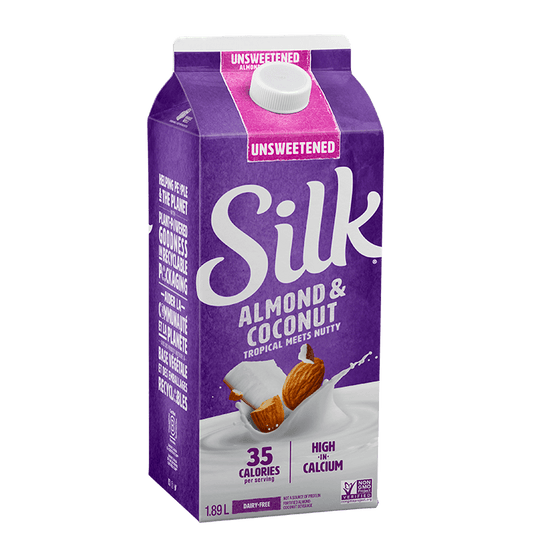 SILK, SILK ALMND COCONUT BLND UNSWTND, 6 x 1.89 L
