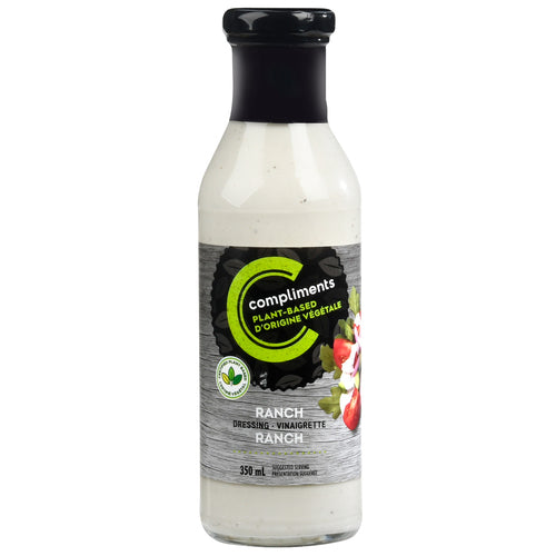 COMPLIMENTS PLANT-BASED RANCH DRESSING, 6 X 350 ML