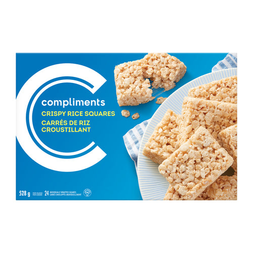 COMPLIMENTS CRISPY RICE MARSHMALLOW BAR, 8 X 528 G