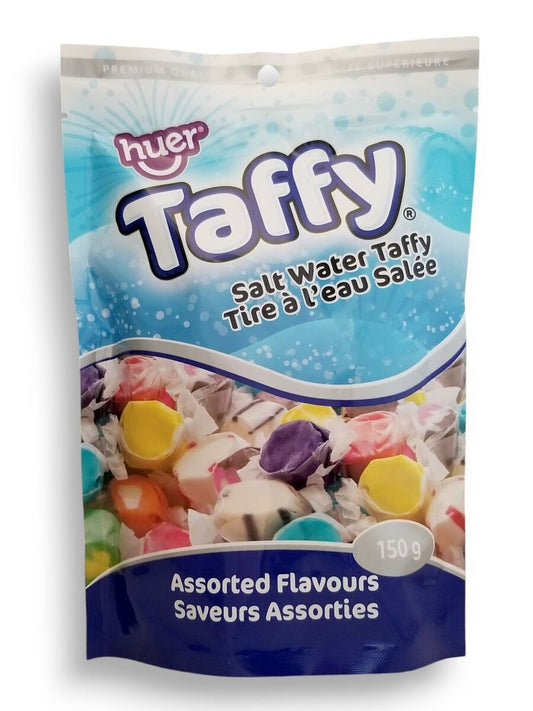 HUERFOOD SALT WATER TAFFY, 12 X 150 G