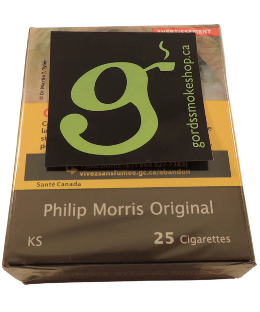 PHILIP MORRIS CIGARETTE ORIGINAL KING SIZE DUO (QC), 4 X 2 X 25 UN