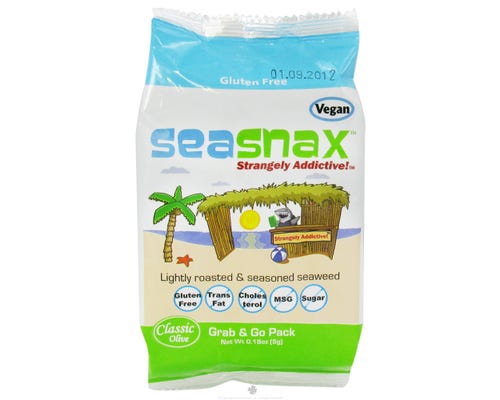 SEA SNAX, ORIGINAL OLIVE GRAB&GO OR, 16 x 5 G