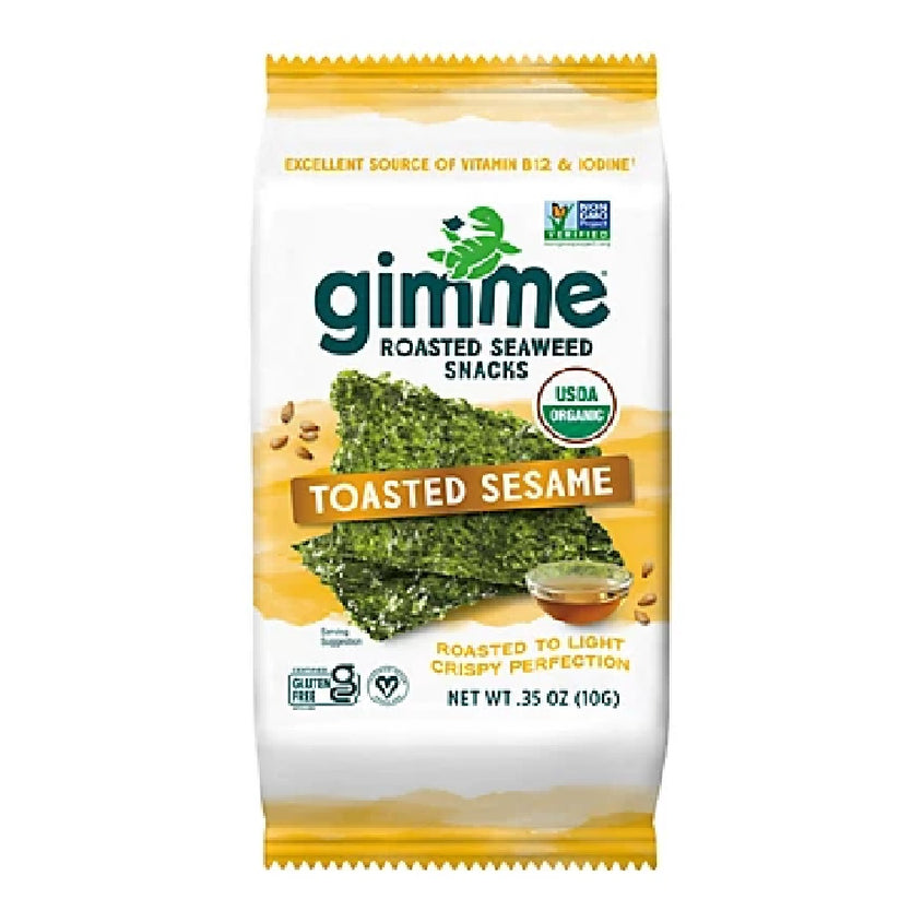 GIMME, SESAME RSTD SEAWEED SNACK OR, 12 x 10 G