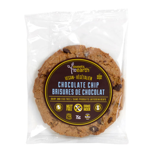 SWEETS FROM THE, PLANT-BASED CHOCOLATE CHIP COOKIE G&G, 12 x 75G