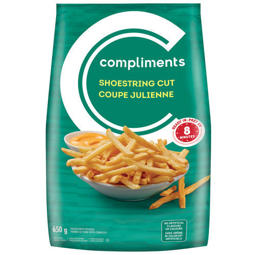 COMPLIMENTS JULIENNE FRIES 8 MIN, 12 X 650 G