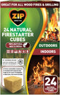 ZIP CUBES SOLID FIRE STARTERS, 24 X 330 G