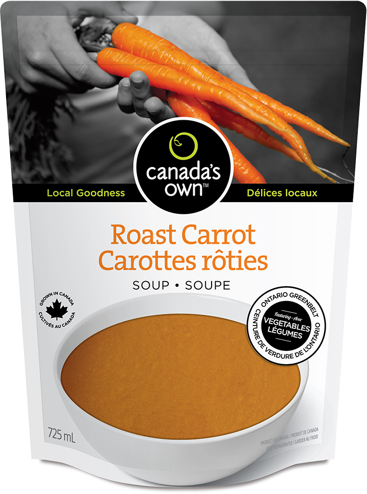 CANADA'S OWN, ROAST CARROT SOUP, 6 x 725ML