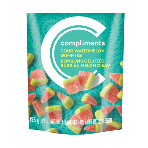 COMPLIMENTS WATERMELON SLICES SUN-DRIED, 12 X 125 G