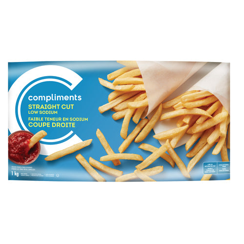 COMPLIMENTS REGULAR CUT FRIES, 12 X 1 KG