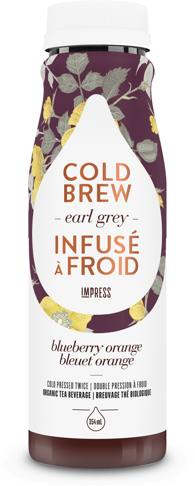 IMPRESS FOODS, EARL GREY BLUEBERRY ORANGE, 6 x 354ML