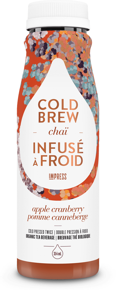 IMPRESS FOODS, CHAI APPLE CRANBERRY, 6 x 354ML