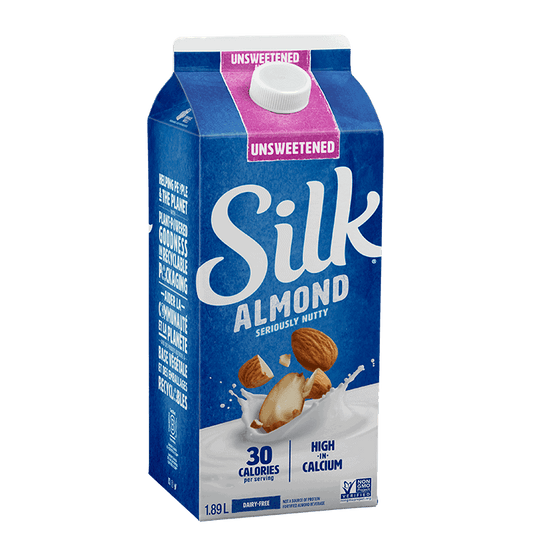 SILK, TRUE ALMOND UNSWTND, 6 x 1.89L