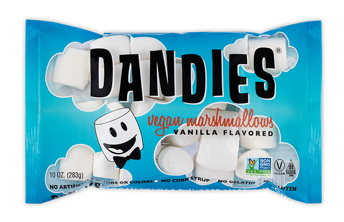 DANDIES MARSHMALLOW, VANILLA FLAVOURED MARSHMALLOWS, 12 x 283G