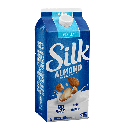 SILK, TRUE ALMOND VANILLA, 6 x 1.89L