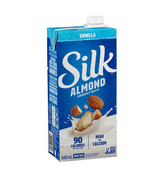 SILK, SILK VANILLA TRUE ALMOND, 12 x 946 ML