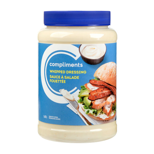 COMPLIMENTS WHIPPED SALAD DRESSING, 6 X 1.42 L