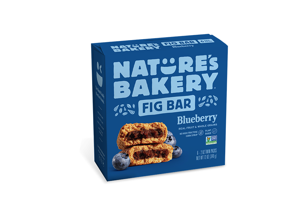 NATURE'S BAKERY, WHOLE WHEAT FIG BLUEBERRY, 6 x 340G